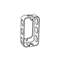 SER130-50 Extension Rings Galvanized Steel